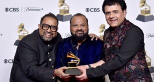 Grammy Award for Shankar Mahadevan Band...