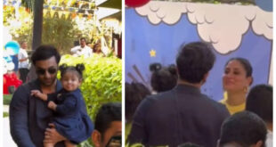 Ranbir brings Raha to Jeh's birthday party: PICS...