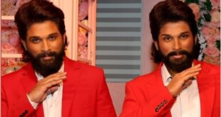 Allu Arjun Wax Statue: Don't let it go...Icon star with Pushparaj Statue - Remember who the original was?...